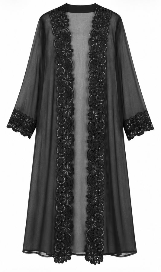 Layali Lace Kids Abaya