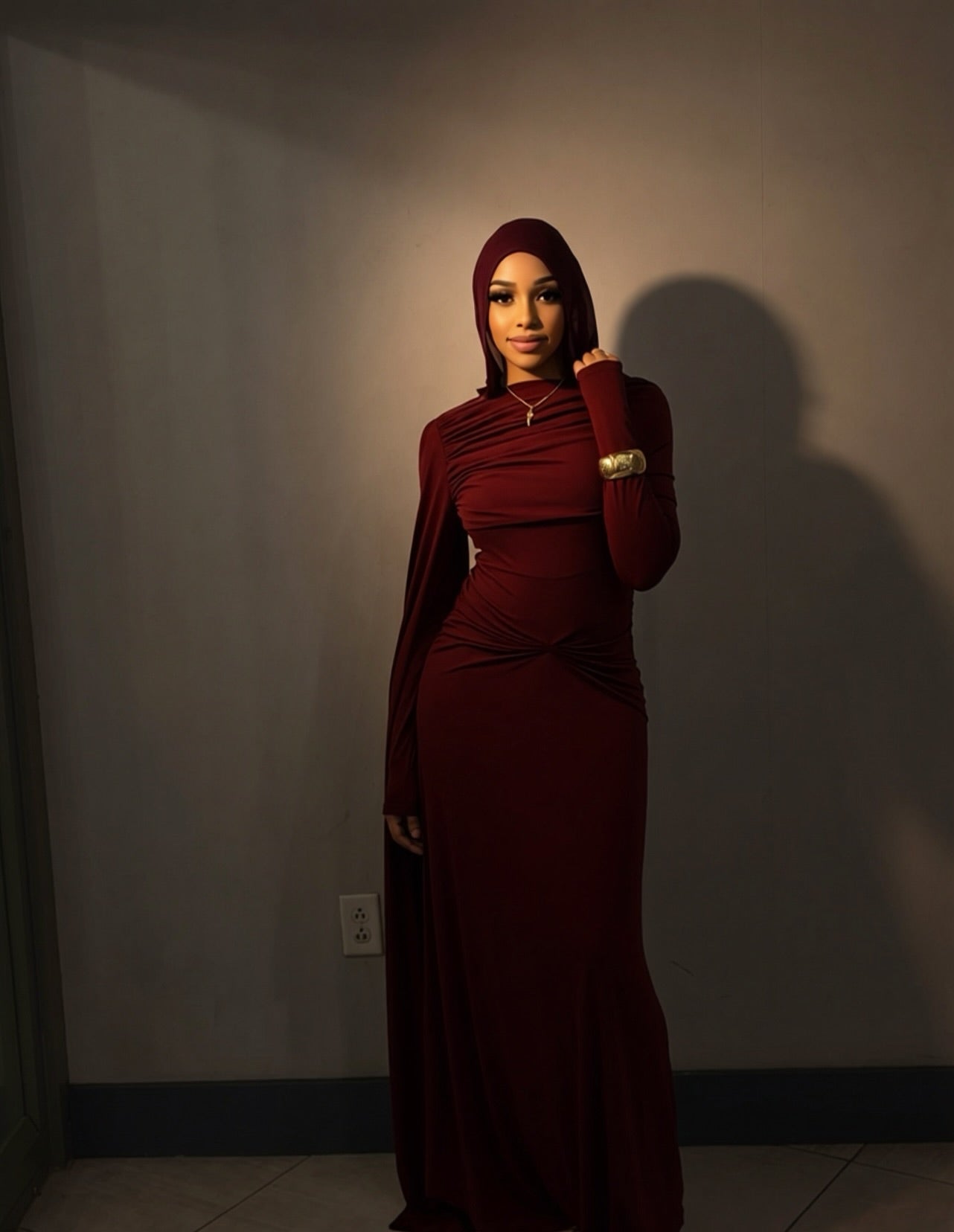 The Amara Cape Gown
